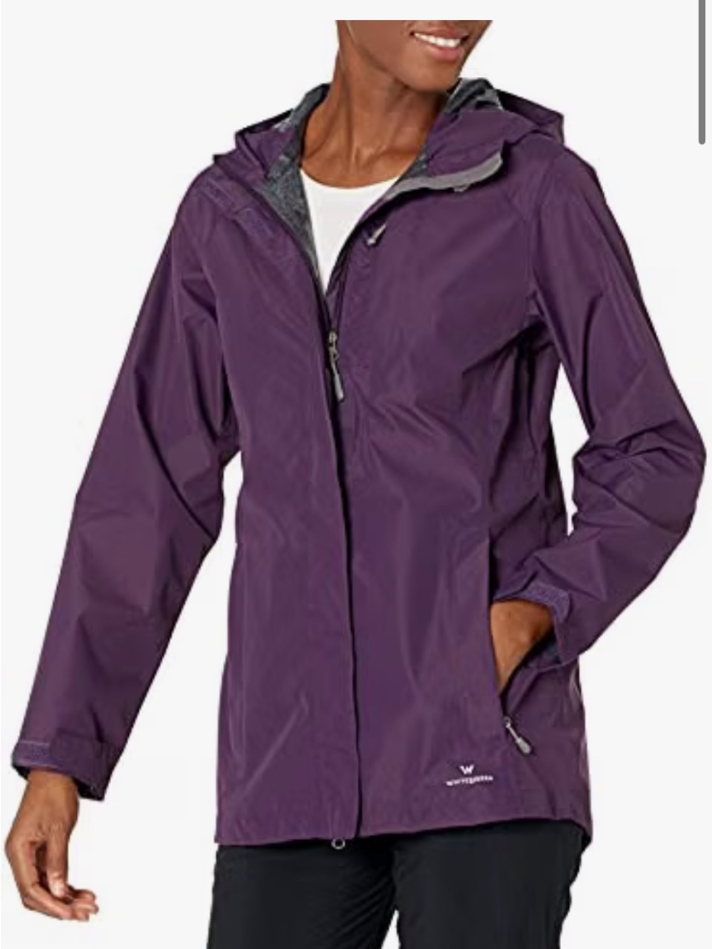 Women’s Waterproof Hooded Shell Jacket - Purple